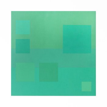 Guy de Lussigny: Cypselos, 1976, Acryl auf Holz, 95 x 95 cm