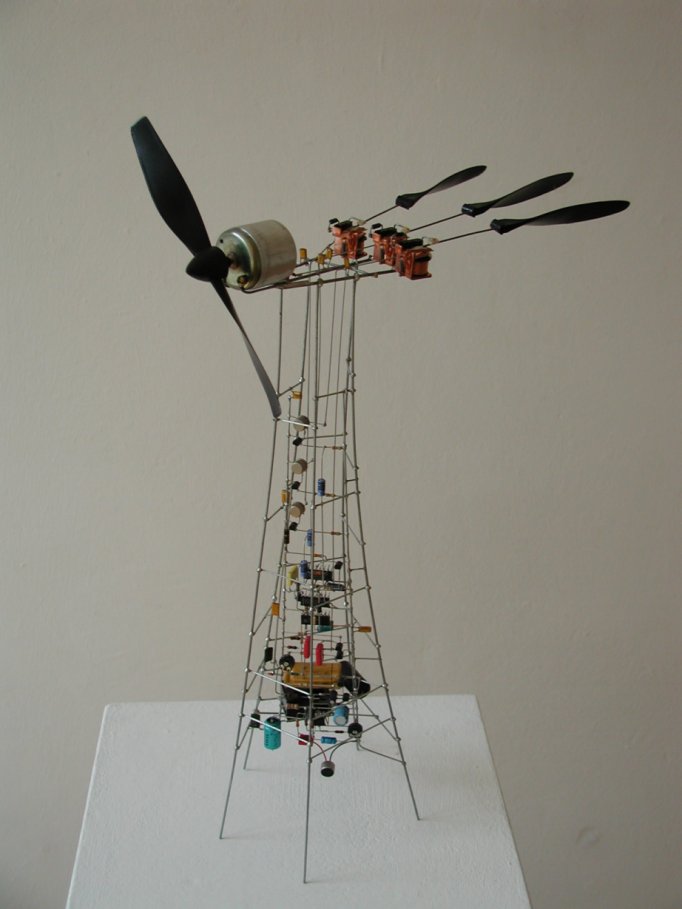 Peter Vogel: Zitterflug, 2002, H&ouml;he: 51 cm