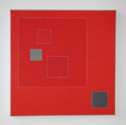 Guy de Lussigny: Nephalion, 1998, Acryl auf Leinwand, 40 x 40 cm